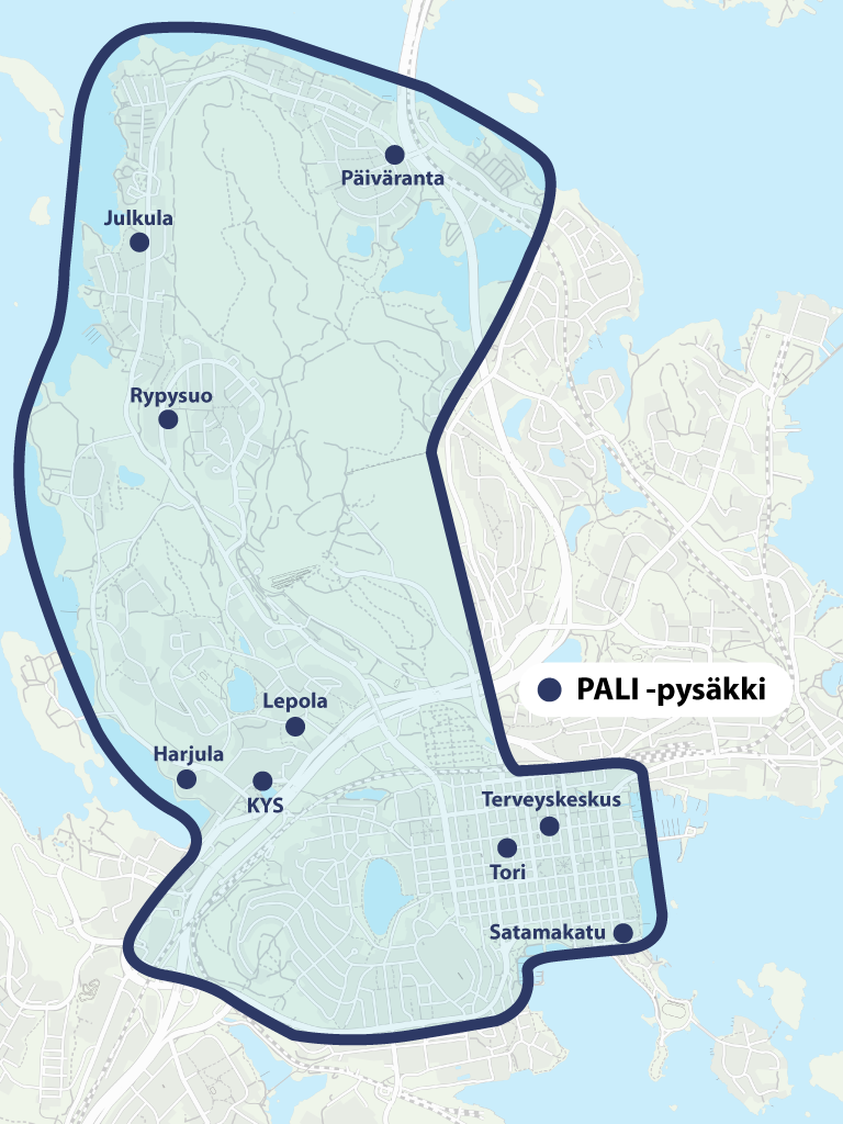 Kuvassa P3 PALI -alue