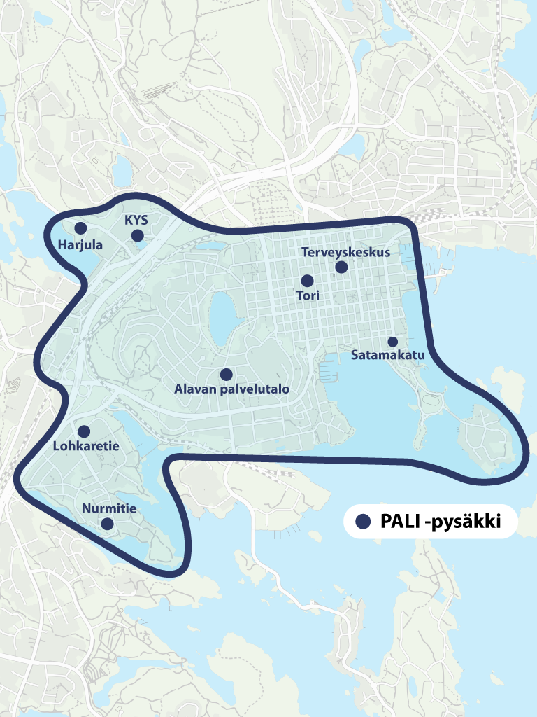 Kuvassa P1 PALI -alue