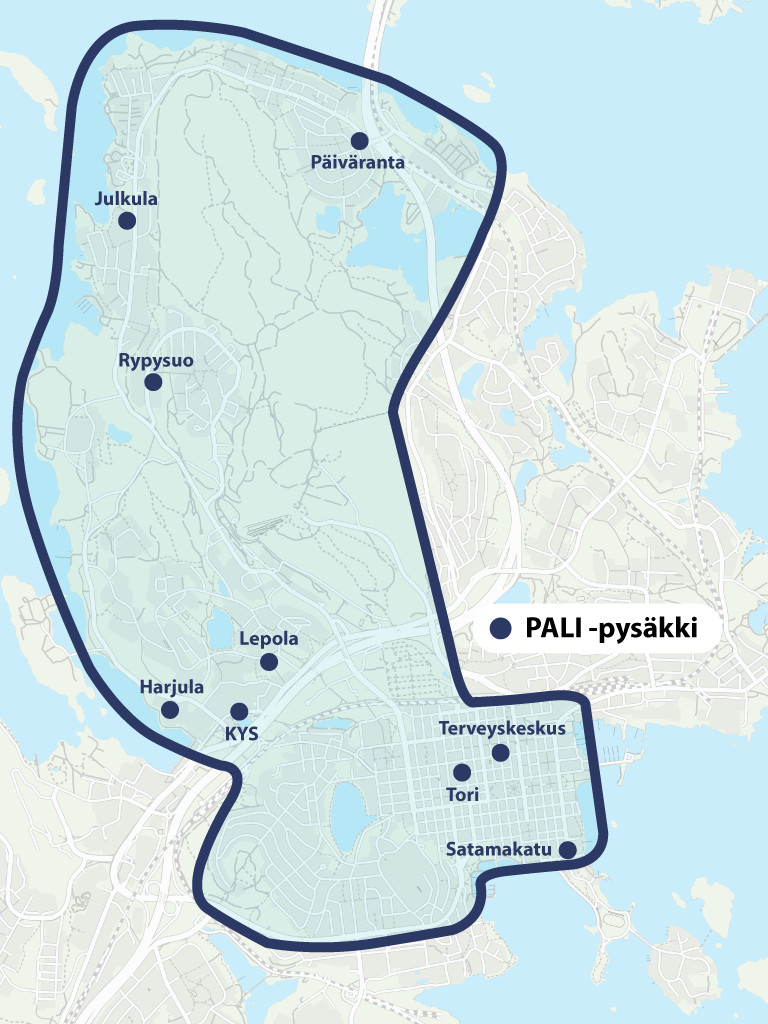 Kuvassa P3 PALI -alue